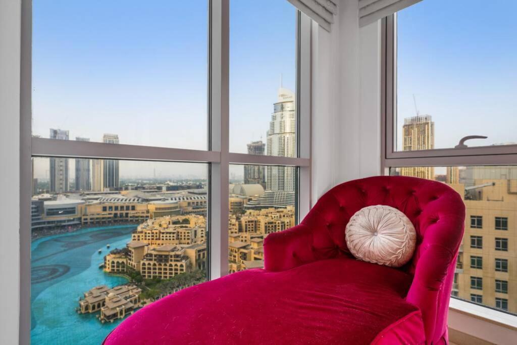 דובאי Spectacular Burj & Fountain View - Luxurious 3 Bedrooms & Maids Room - The Residences מראה חיצוני תמונה