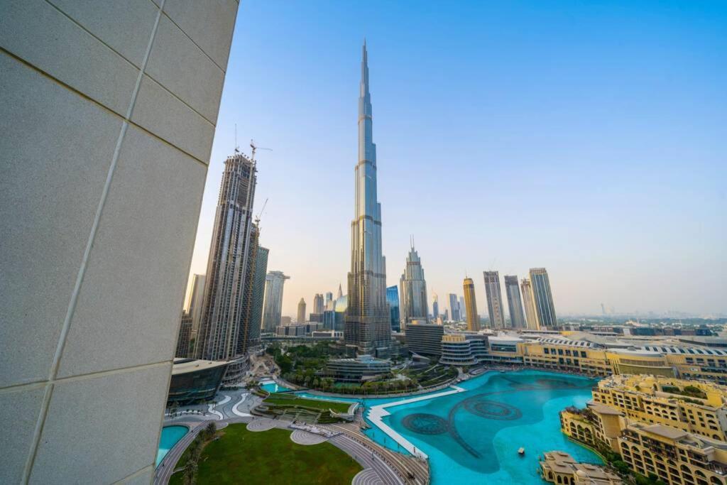 דובאי Spectacular Burj & Fountain View - Luxurious 3 Bedrooms & Maids Room - The Residences מראה חיצוני תמונה